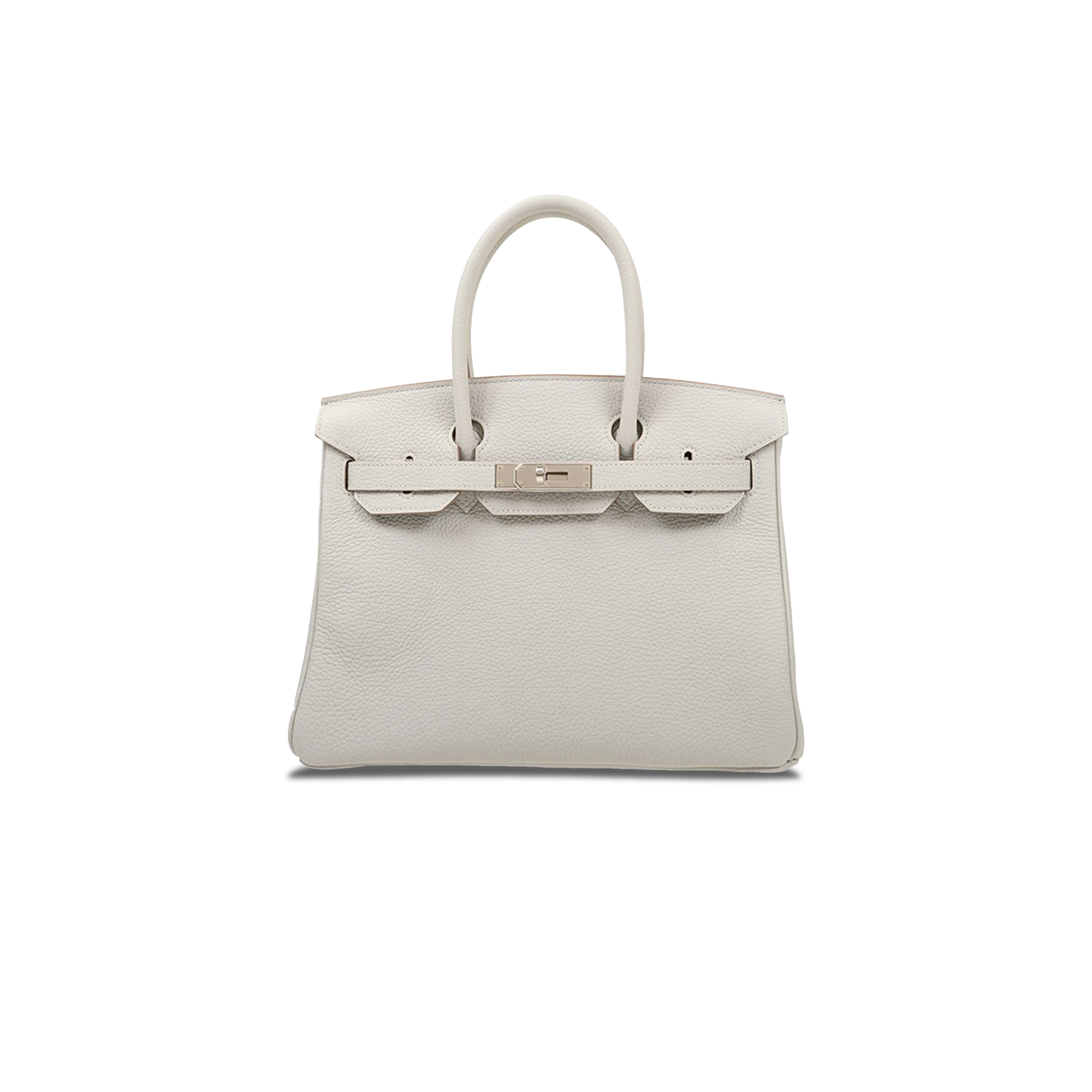 H**mes master birkin 30 togo pure white cowhide handbag bk3080tcss (30*23*15cm)